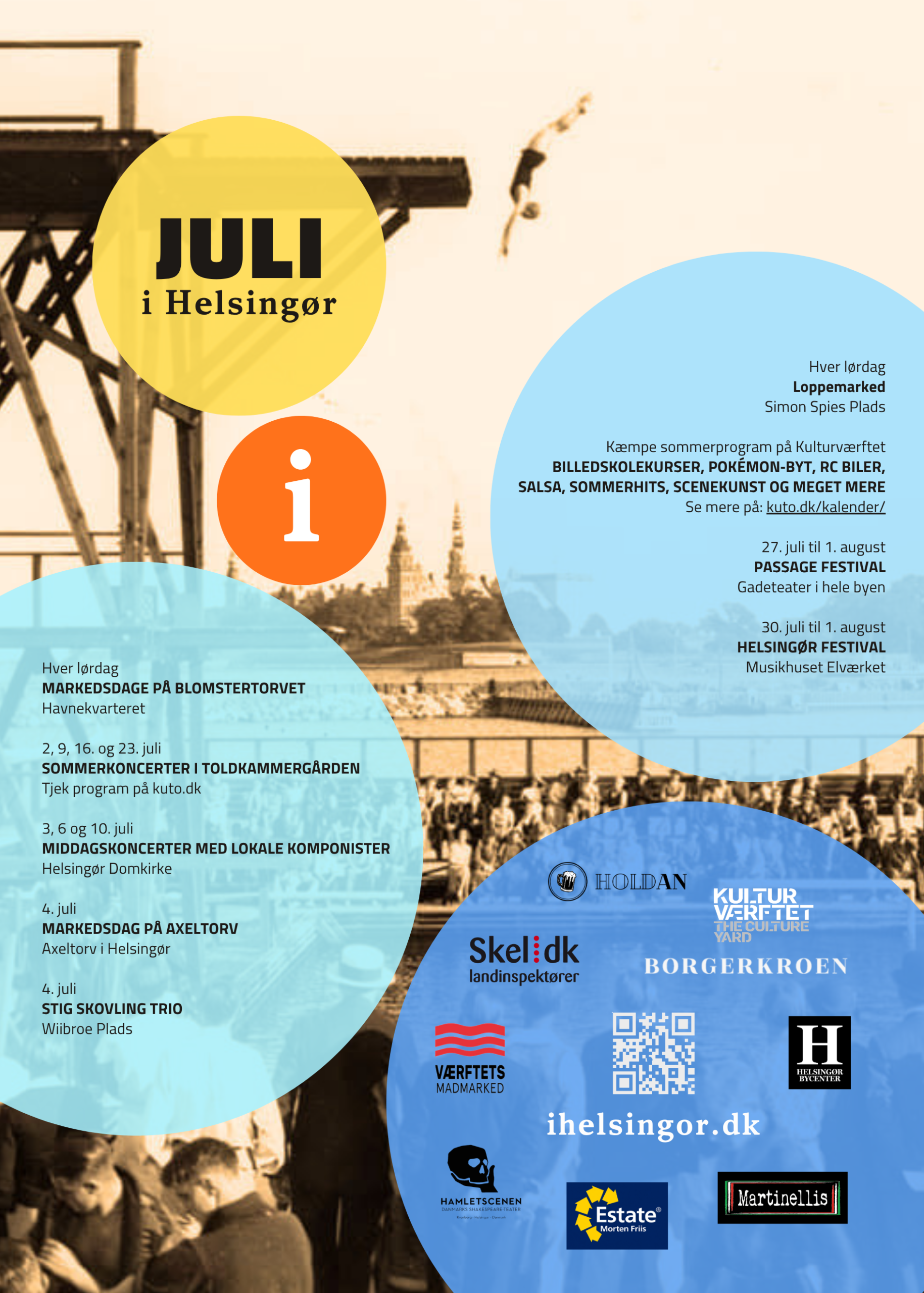 Juni i Helsingør 2026 - månedens plakat