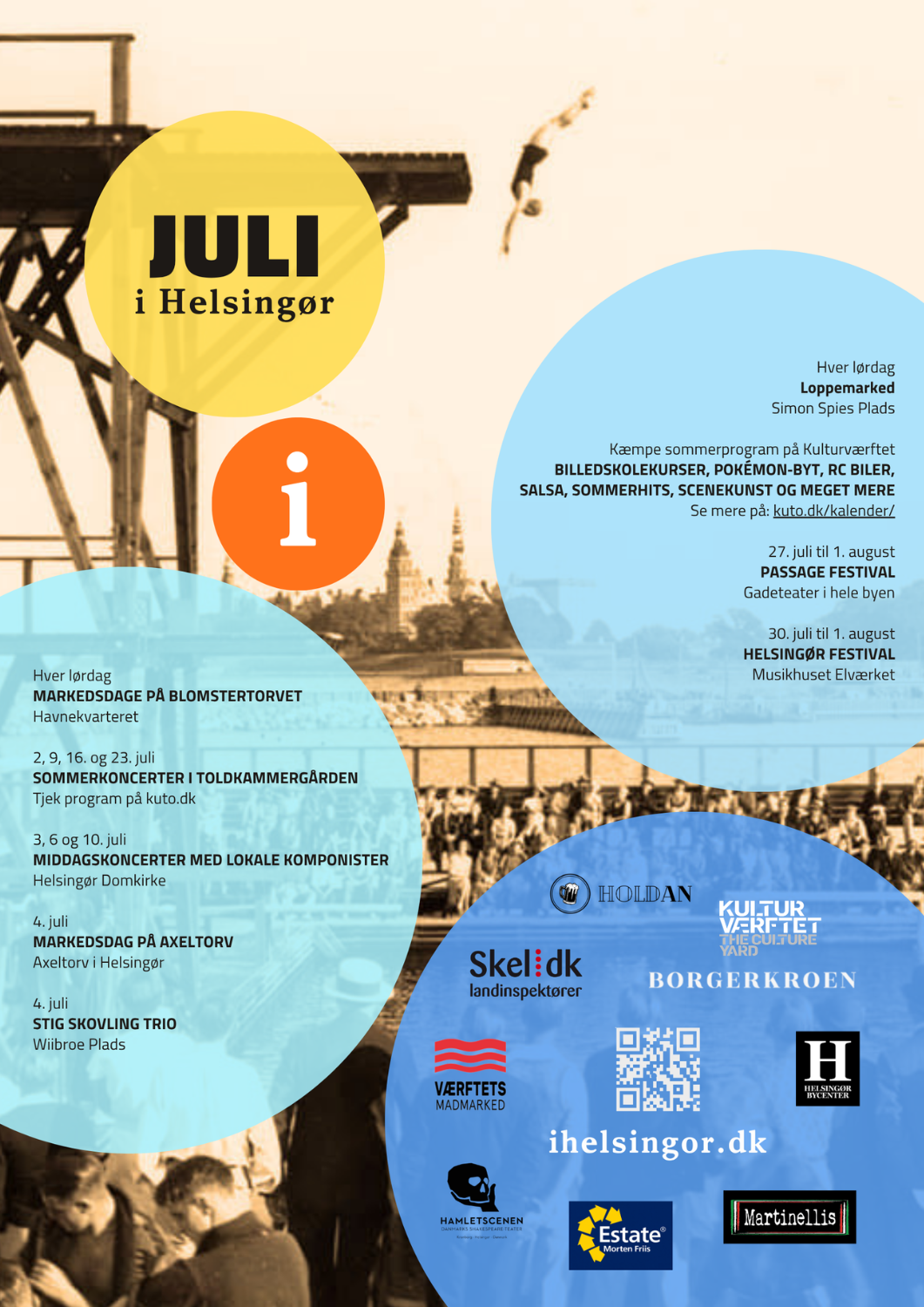 Juli i Helsingør 2026 - månedens plakat