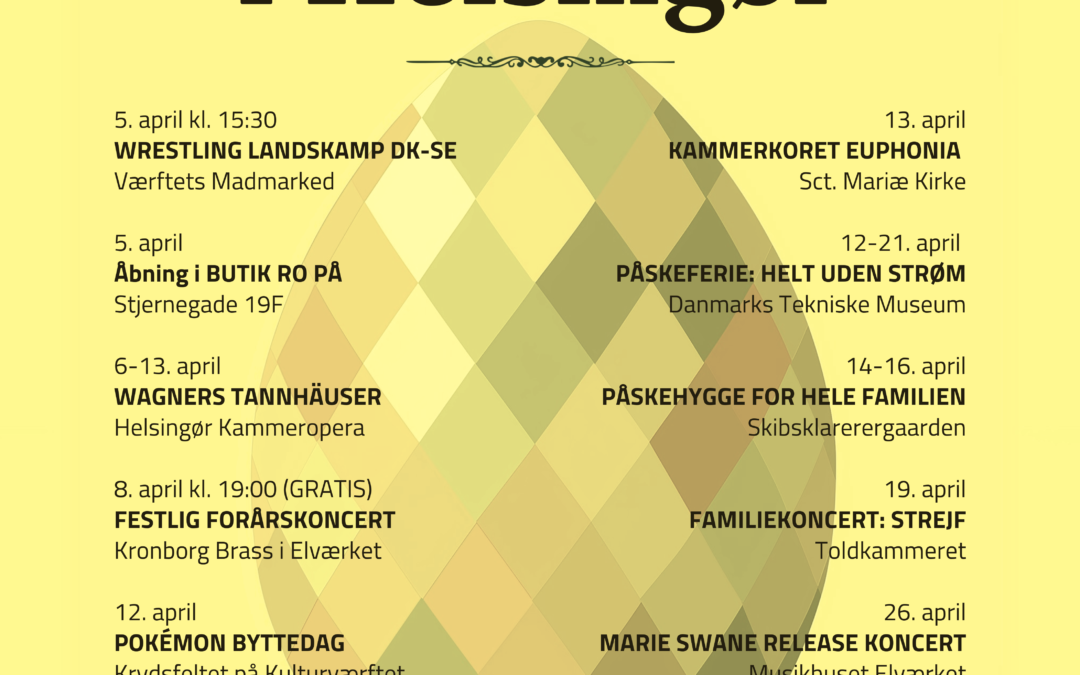 April i Helsingør: Forårets glæder vækkes til live